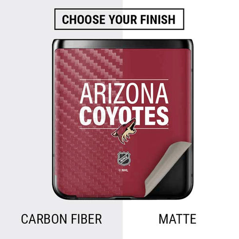 NHL Arizona Coyotes Lineup Galaxy Z Flip Skin