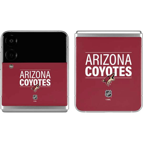 NHL Arizona Coyotes Lineup Galaxy Z Flip4 5G Skin