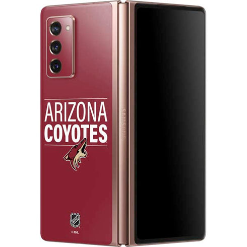 NHL Arizona Coyotes Lineup Galaxy Z Fold2 5G Skin