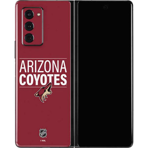NHL Arizona Coyotes Lineup Galaxy Z Fold2 5G Skin