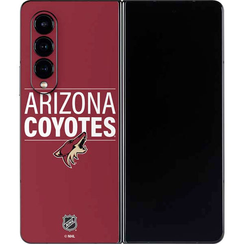 NHL Arizona Coyotes Lineup Galaxy Z Fold4 5G Skin