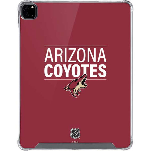 NHL Arizona Coyotes Lineup iPad Pro 12.9in (2020) Clear Case
