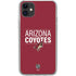 NHL Arizona Coyotes Lineup iPhone 11 Clear Case