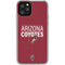 NHL Arizona Coyotes Lineup iPhone 11 Pro Clear Case