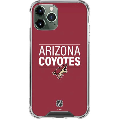 NHL Arizona Coyotes Lineup iPhone 11 Pro Max Clear Case