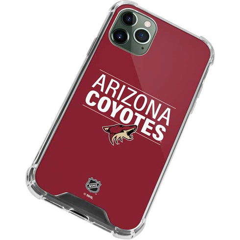 NHL Arizona Coyotes Lineup iPhone 11 Pro Max Clear Case