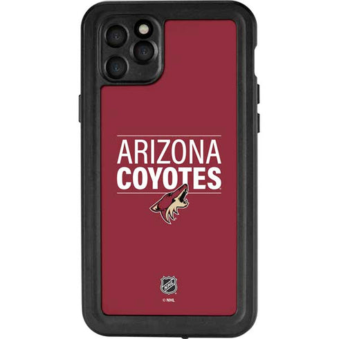 NHL Arizona Coyotes Lineup iPhone 11 Pro Max Waterproof Case