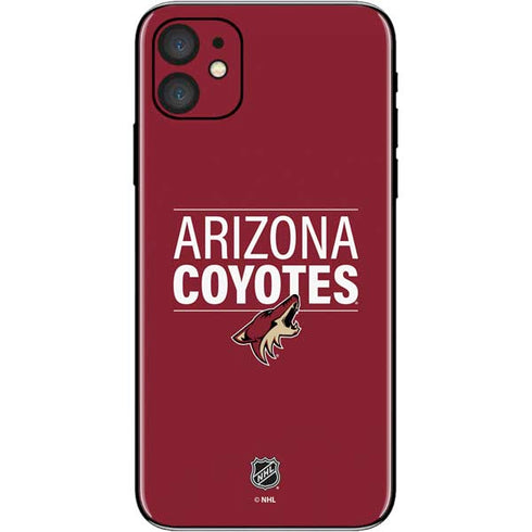NHL Arizona Coyotes Lineup iPhone 11 Skin