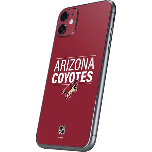 NHL Arizona Coyotes Lineup iPhone 11 Skin