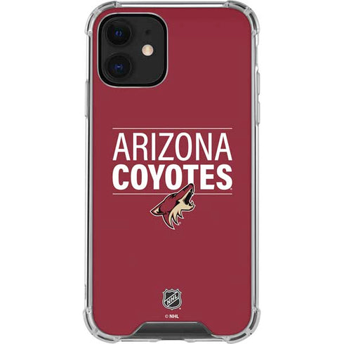 NHL Arizona Coyotes Lineup iPhone 12 Clear Case