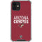 NHL Arizona Coyotes Lineup iPhone 12 Mini Clear Case