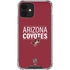 NHL Arizona Coyotes Lineup iPhone 12 Mini Clear Case