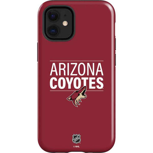 NHL Arizona Coyotes Lineup iPhone 12 Mini Impact Case
