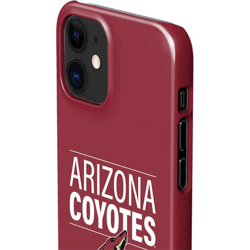 NHL Arizona Coyotes Lineup iPhone 12 Mini Lite Case