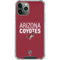 NHL Arizona Coyotes Lineup iPhone 12 Pro Clear Case