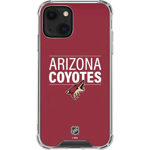 NHL Arizona Coyotes Lineup iPhone 13 Mini Clear Case