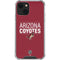 NHL Arizona Coyotes Lineup iPhone 13 Mini Clear Case