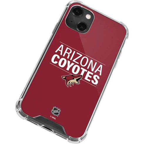 NHL Arizona Coyotes Lineup iPhone 13 Mini Clear Case
