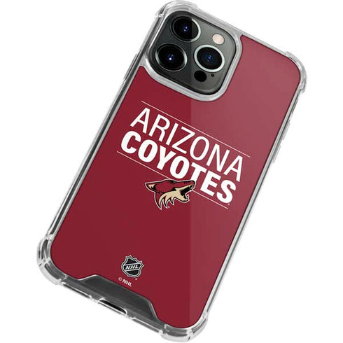 NHL Arizona Coyotes Lineup iPhone 13 Pro Clear Case