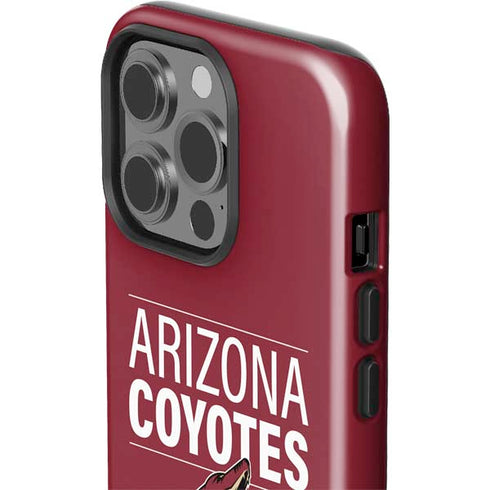 NHL Arizona Coyotes Lineup iPhone 13 Pro Impact Case