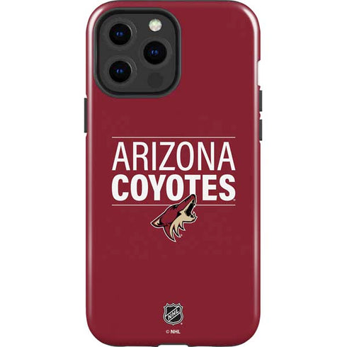 NHL Arizona Coyotes Lineup iPhone 13 Pro Max Impact Case