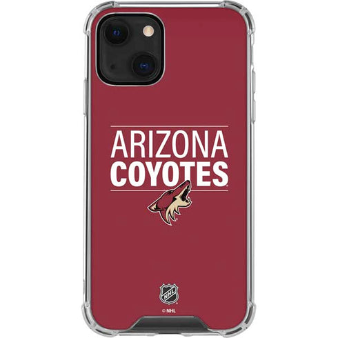 NHL Arizona Coyotes Lineup iPhone 14 Plus Clear Case