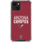 NHL Arizona Coyotes Lineup iPhone 14 Plus Clear Case
