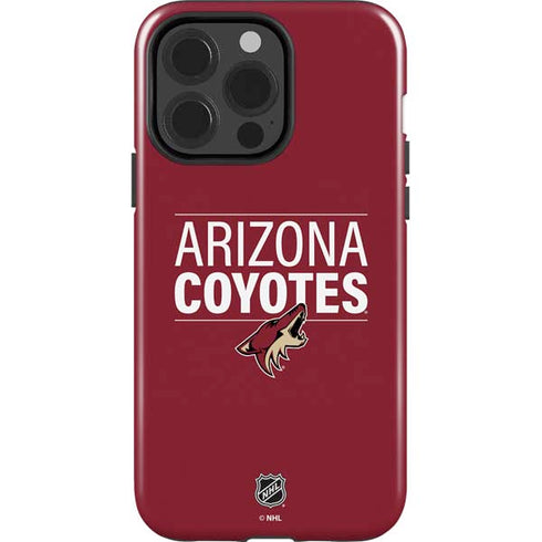 NHL Arizona Coyotes Lineup iPhone 15 Pro Impact Case
