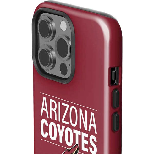 NHL Arizona Coyotes Lineup iPhone 15 Pro Impact Case