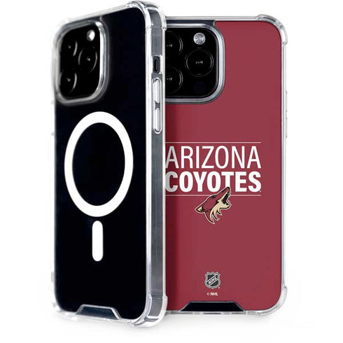 NHL Arizona Coyotes Lineup iPhone 15 Pro Max MagSafe Case
