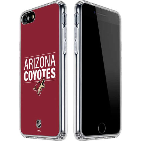 NHL Arizona Coyotes Lineup iPhone SE (2nd & 3rd Gen) Clear Case