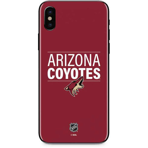 NHL Arizona Coyotes Lineup iPhone X Skin