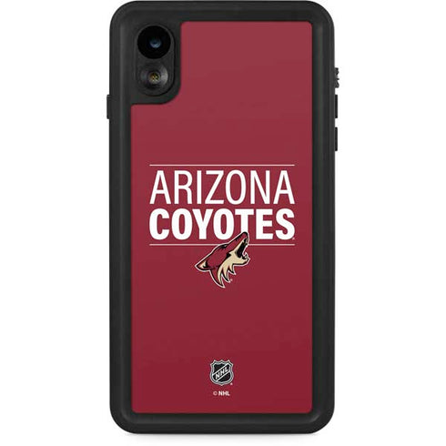 NHL Arizona Coyotes Lineup iPhone XR Waterproof Case