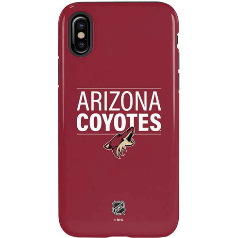 NHL Arizona Coyotes Lineup iPhone XS Pro Case