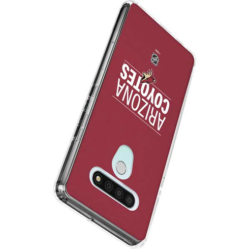 NHL Arizona Coyotes Lineup LG Stylo 6 Clear Case