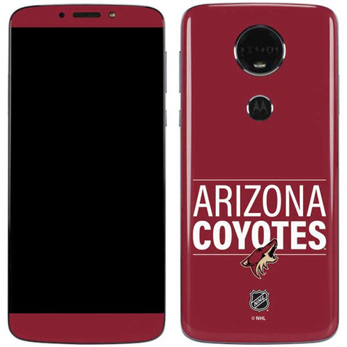 NHL Arizona Coyotes Lineup Moto E5 Plus Skin
