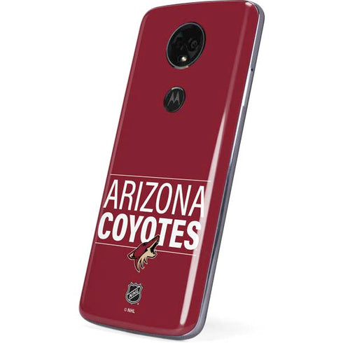 NHL Arizona Coyotes Lineup Moto E5 Plus Skin