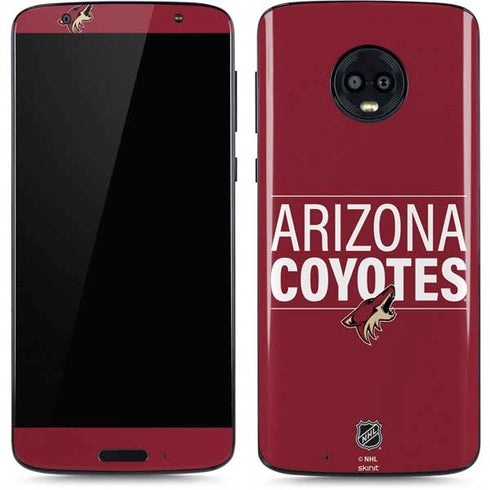NHL Arizona Coyotes Lineup Moto G6 Skin