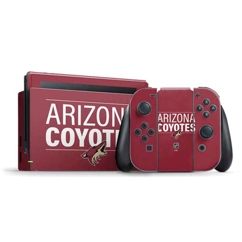 NHL Arizona Coyotes Lineup Nintendo Switch Bundle Skin