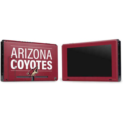 NHL Arizona Coyotes Lineup Nintendo Switch Bundle Skin