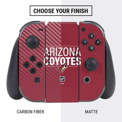 NHL Arizona Coyotes Lineup Nintendo Switch Bundle Skin