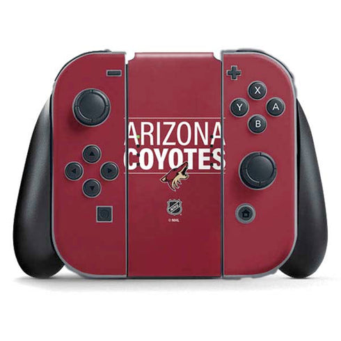 NHL Arizona Coyotes Lineup Nintendo Switch (2017-2021) Joy-Con Controller Skin