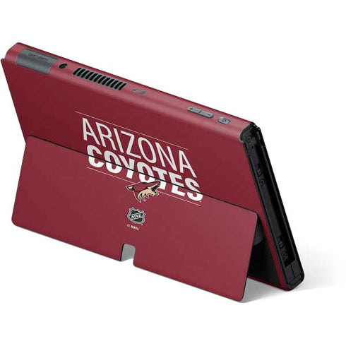 NHL Arizona Coyotes Lineup Nintendo Switch OLED (2021) Skin