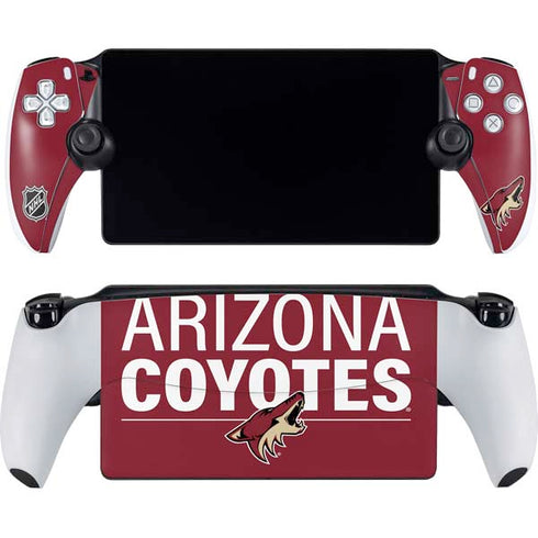 NHL Arizona Coyotes Lineup PlayStation Portal Remote Player Skin