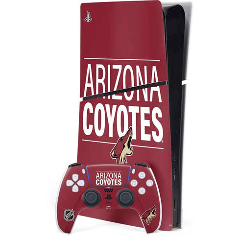 NHL Arizona Coyotes Lineup PS5 Slim Digital Edition Bundle Skin