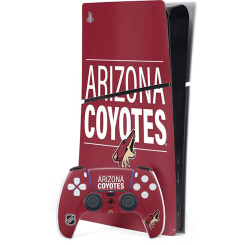 NHL Arizona Coyotes Lineup PS5 Slim Digital Edition Console Skin