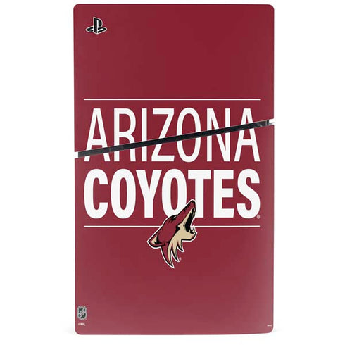NHL Arizona Coyotes Lineup PS5 Slim Digital Edition Console Skin