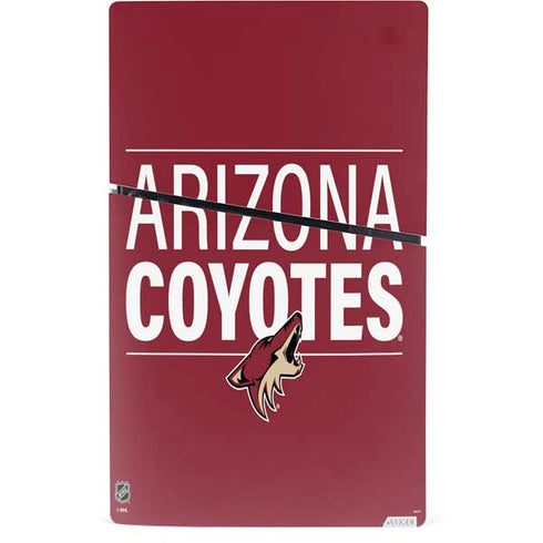 NHL Arizona Coyotes Lineup PS5 Slim Digital Edition Console Skin