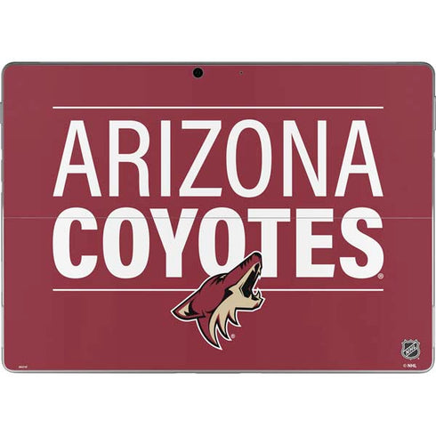 NHL Arizona Coyotes Lineup Surface Pro 8 Skin