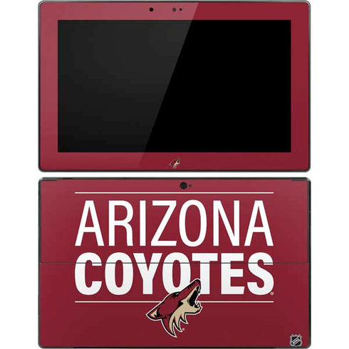 NHL Arizona Coyotes Lineup Surface Pro Tablet Skin